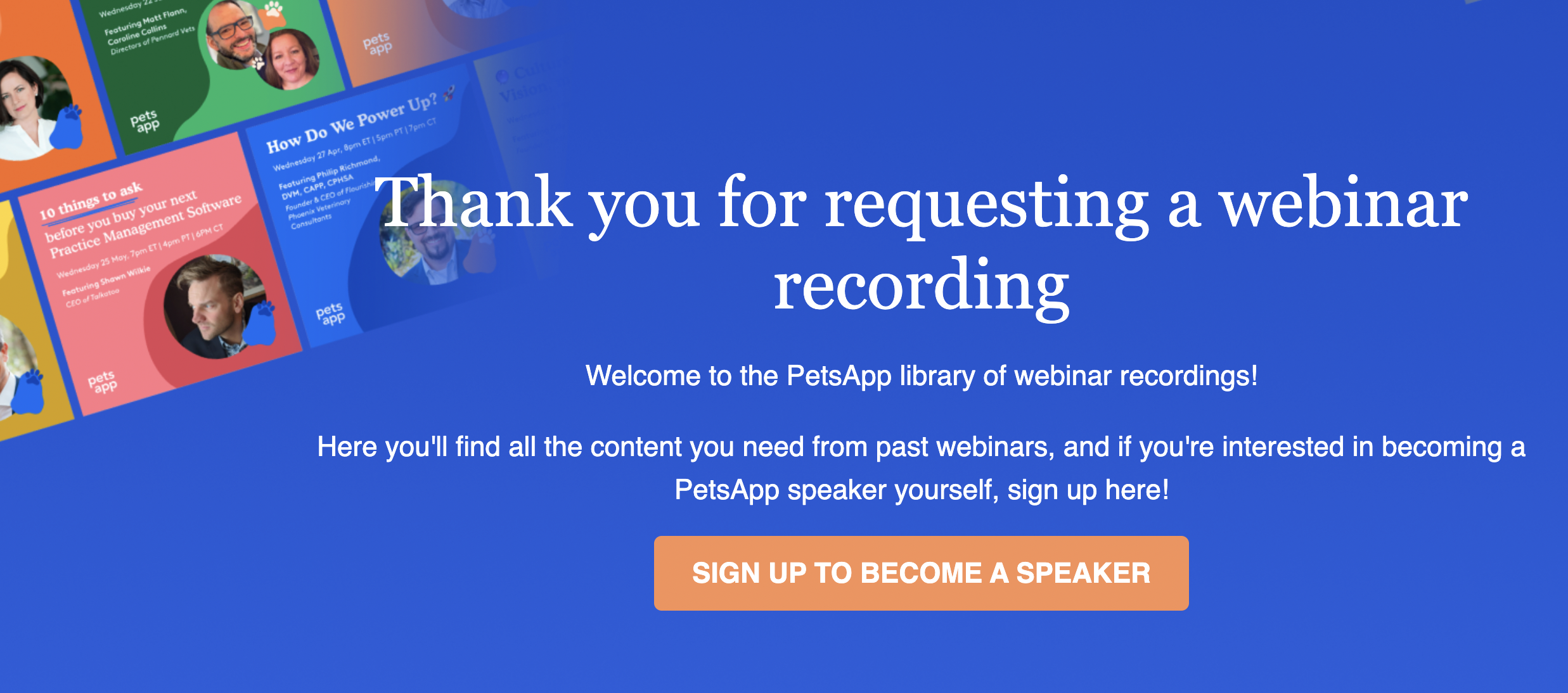 PetsApp UK webinar library